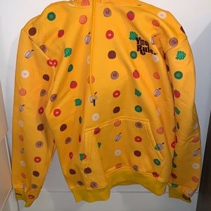 Burger King You Rule yellow hoodie